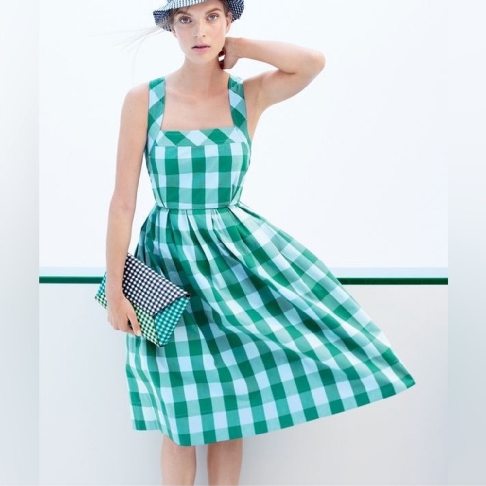 Green Checkered Dress